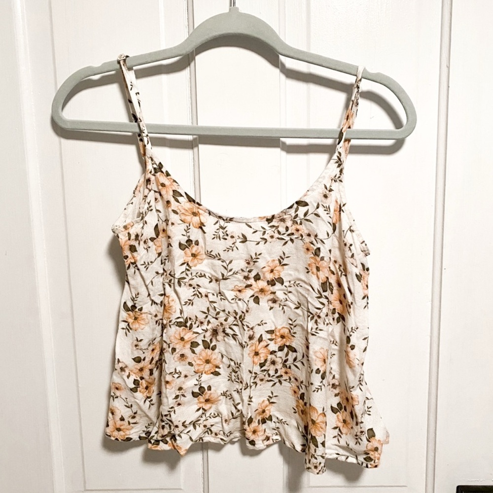 american eagle- flowy crop top xsmall